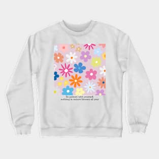 Funny Flower Crewneck Sweatshirt